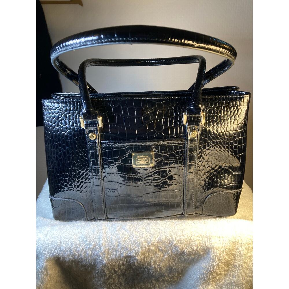 Vintage Liz Claiborne Faux Crockodile Patent Leather Y2K Purse